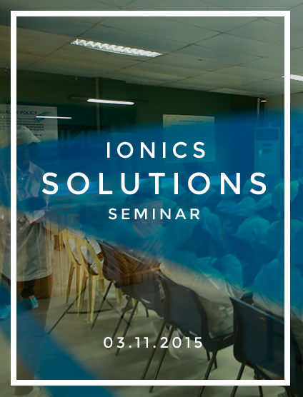 Ionics Seminar